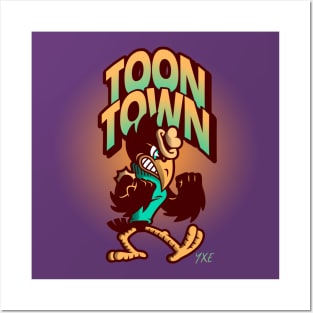 Toon Town Brawl Crow Showdown Posters and Art